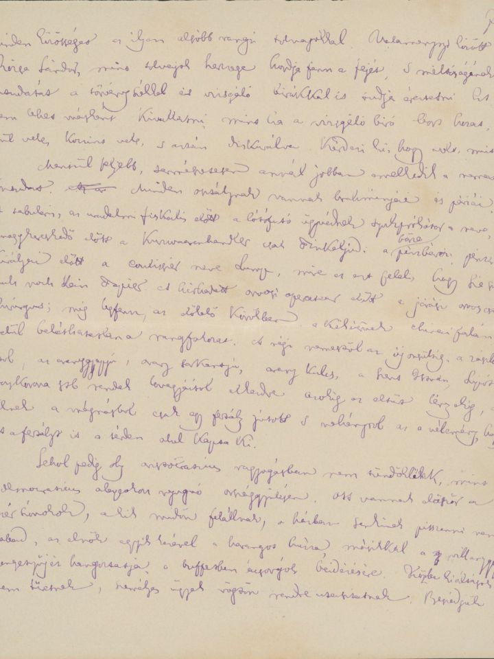 Jókai Mór „Milyen demokraták vagyunk mi? Fürdői prédikáczió” című kézirata. 1871.