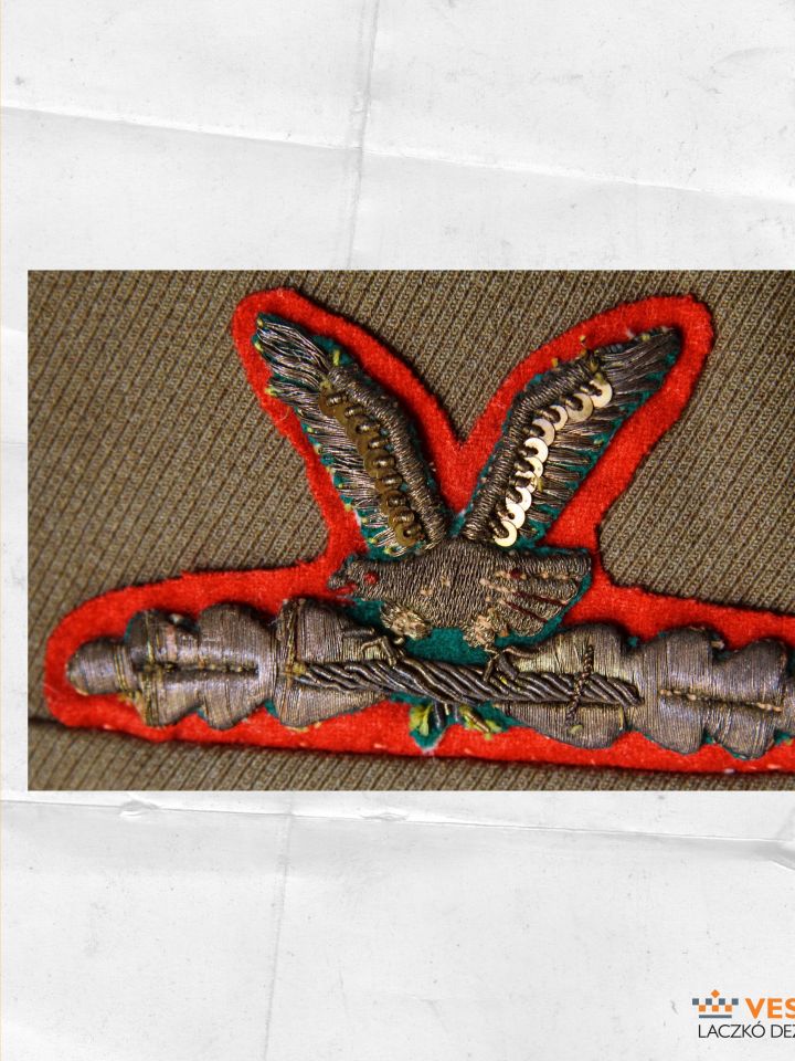 Böröndy Zsigmond zubbonyának átalakított határvadász csapatjelvénye