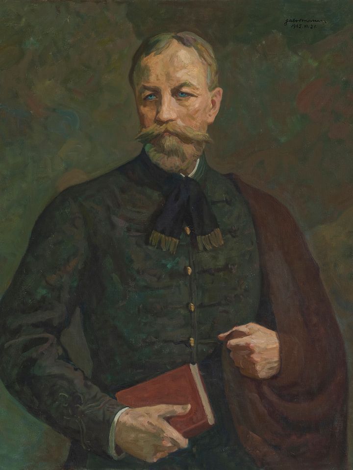  Gábor Móric: Jókai Mór portréja (Ltsz.: 65.4.1., Képzőművészeti Gyűjtemény)