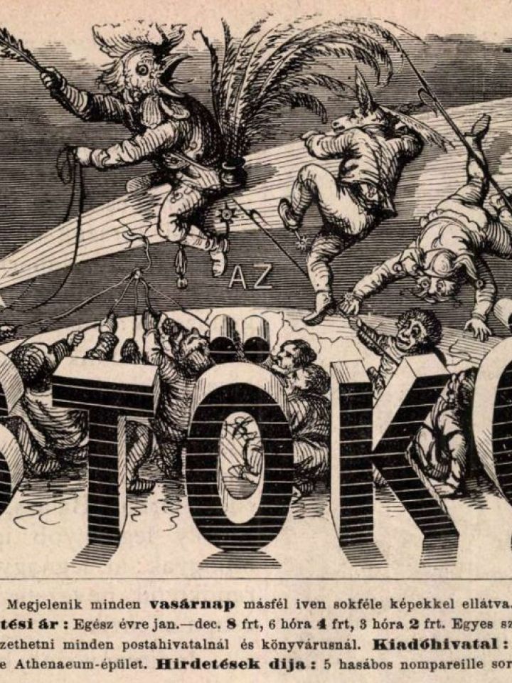 Üstökös élclap fejléce 1881