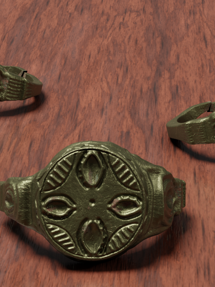 A 15-16.századból származó pecsétgyűrű