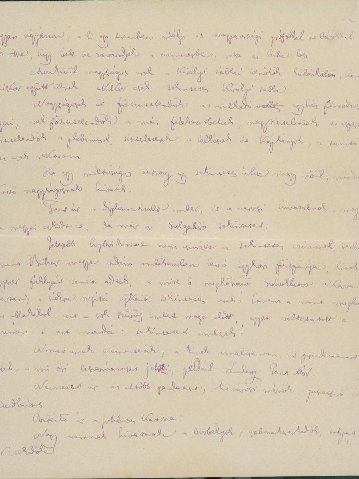 Jókai Mór „Milyen demokraták vagyunk mi? Fürdői prédikáczió” című kézirata. 1871.