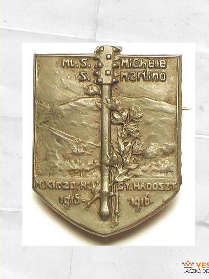 A m. kir. 20. honvéd gyaloghadosztály jelvénye (Hangodi László szívességéből)