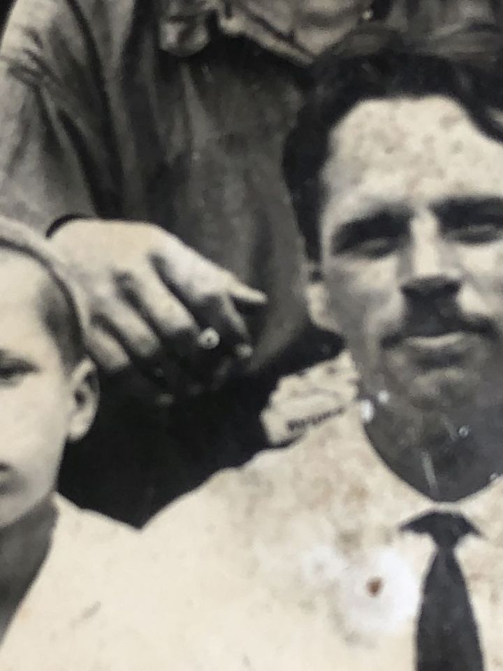 Lev Szolomencev édesapjával Nyikolajjal