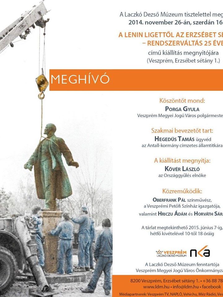 A Lenin ligettől az Erzsébet sétányig – rendszerváltás 25 éve