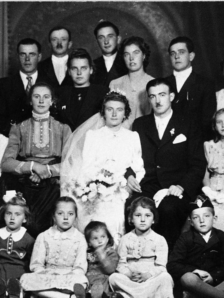 Esküvői kép Veszprémfajsz 1940