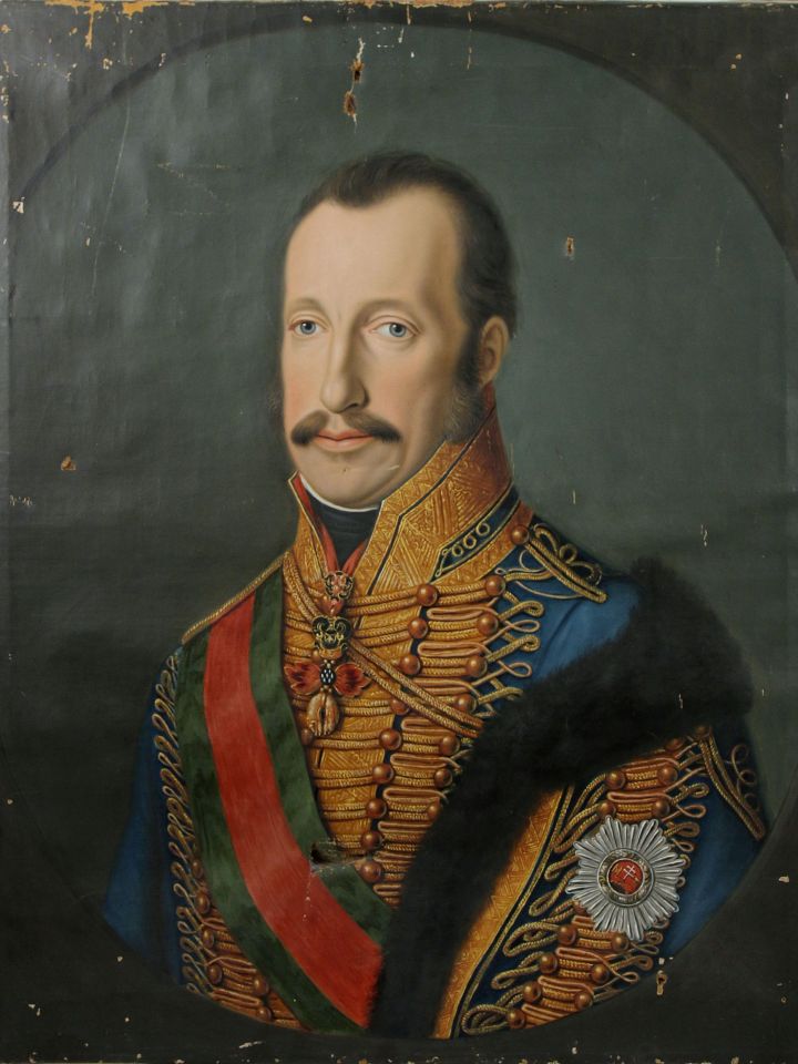 József nádor, mint a cs. kir. 2. „József huszárok” ezredtulajdonosa 