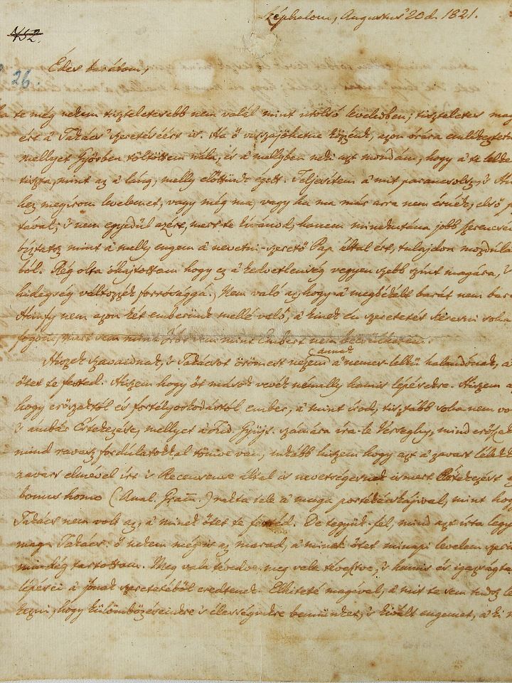  „Illő, kezet fognotok, közkincsünk, a nemzeti nyelv ügyében s tűrnötök egymást, ha mindenben nem is eggyezhettek is.” 