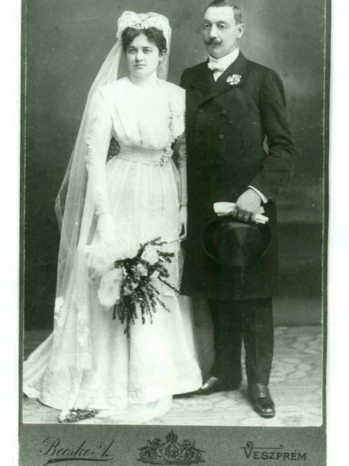 Redl Károly és Postásy Julianna Veszprém 1900 körül
