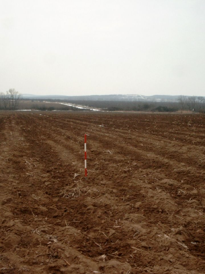 Az IL-2  M3 Sturmovik becsapódási helye kelet felől, 2005