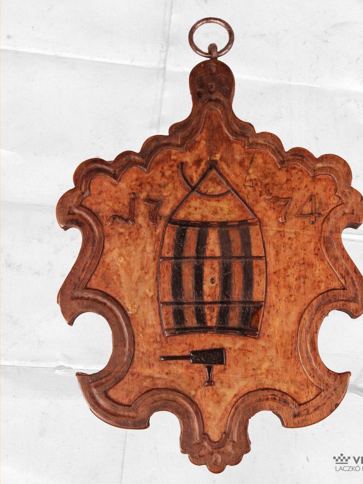 Céhbehívó tábla, LDM Néprajzi Gyűjtemény, Ltsz.:C.54.