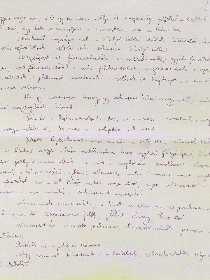 Jókai Mór: Milyen demokraták vagyunk mi? Fürdői prédikáció, Laczló Dezső Múzeum, Irodalomtörténeti Kéziratgyűjtemény, Ltsz.: 88.9.1.