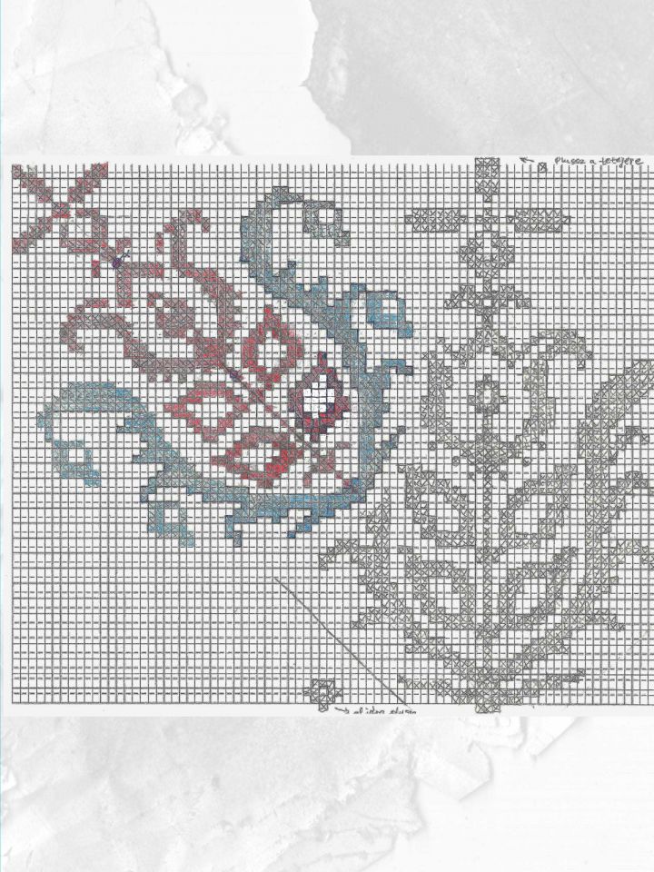 Sarokminta és oldalközép mintarajza.