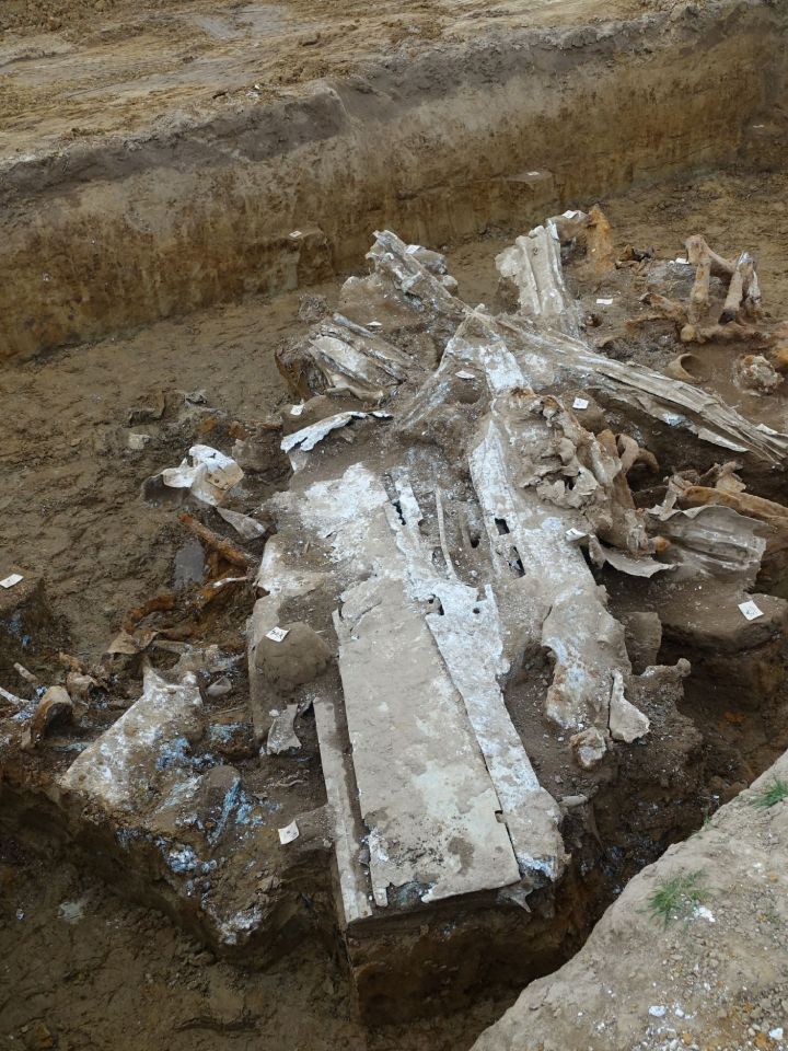 A1, A2 és A3 szelvény összenyitva a bontómunka második fázisában 2023. március