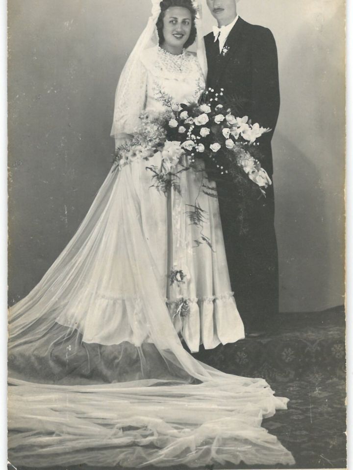 Fazekas Istán tisztviselő és Sárzó Mária Veszprém 1947