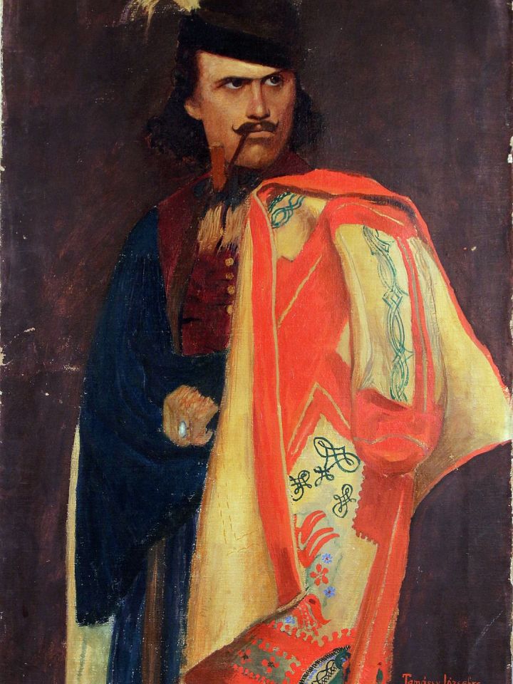 Tamássy József a Falu rossza szerepében, 1910 körül, olaj, vászon (Ltsz: 66.45.1. )