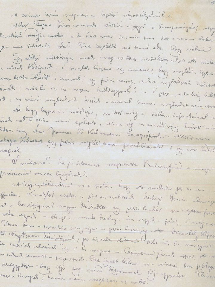 Jókai Mór: Milyen demokraták vagyunk mi? Fürdői prédikáció, Laczló Dezső Múzeum, Irodalomtörténeti Kéziratgyűjtemény, Ltsz.: 88.9.1.