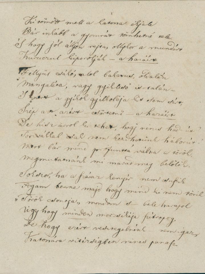 Jókai Mór „A hazáért” című kézirata