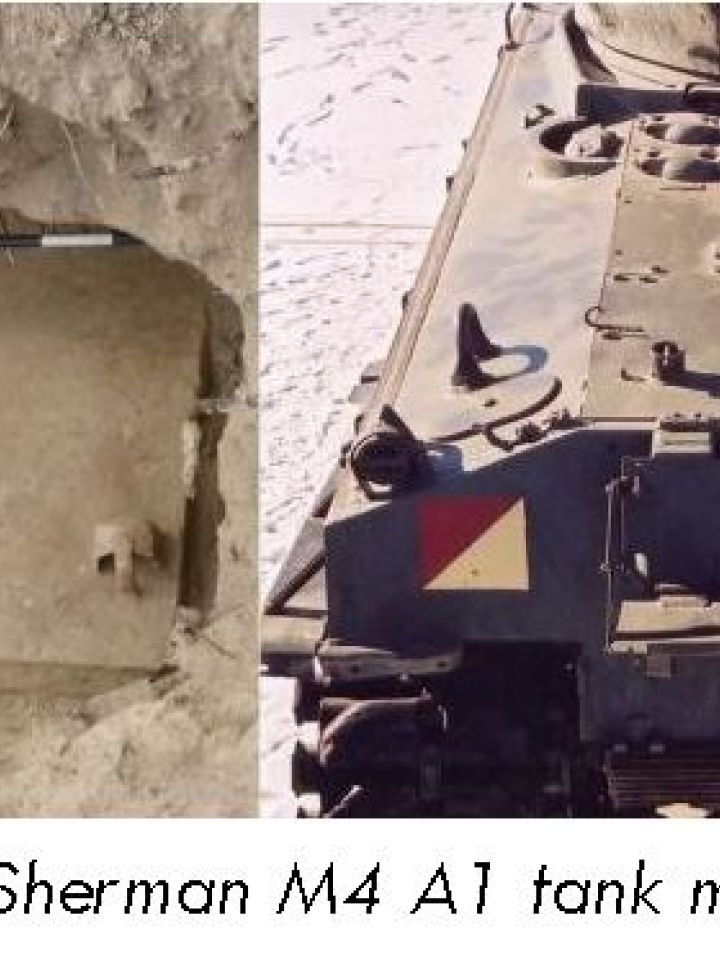 Amerikai Sherman M4 A1 rank motorháztető