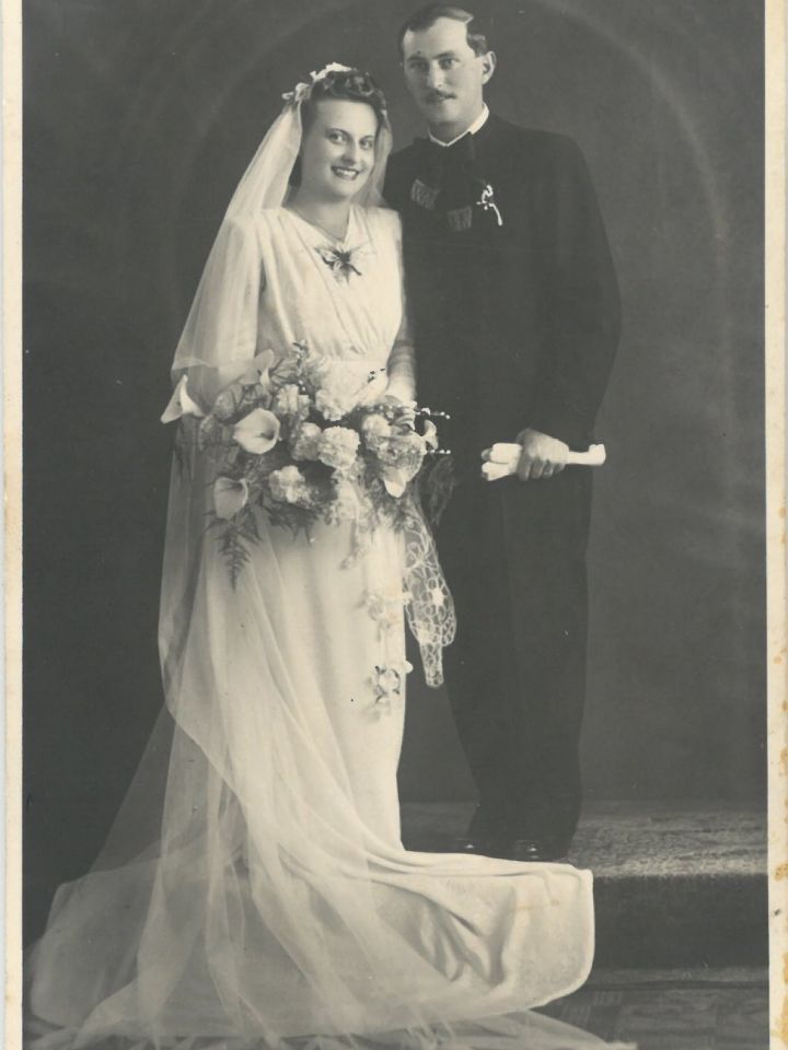 Lengey Alajos és Mészáros Márta Veszprém 1940 körül