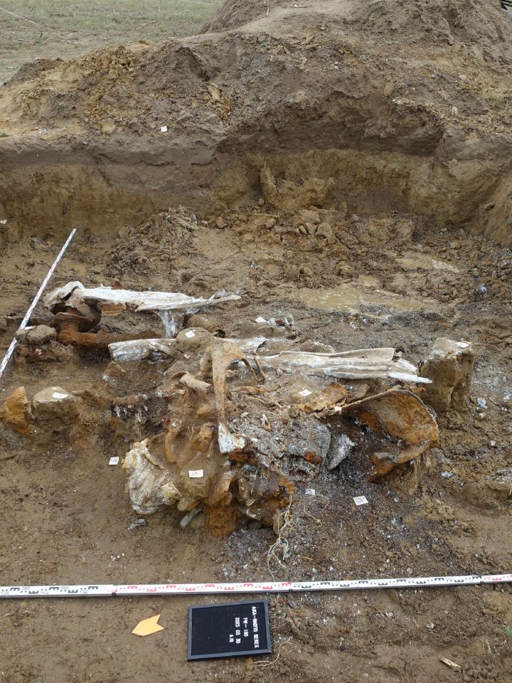 Az A 3 szelvény a kibontott repülőgéproncsokkal 2023. március