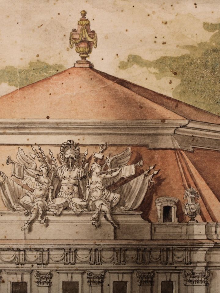 Egy sosemvolt palota – Brein Fülöp építész tervlapja