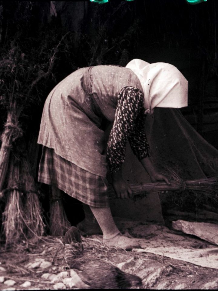 Kendercséplés. Dudar, 1937. N.3290. Vajkai Aurél felvétele.