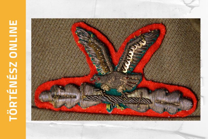 Böröndy Zsigmond zubbonyának átalakított határvadász csapatjelvénye