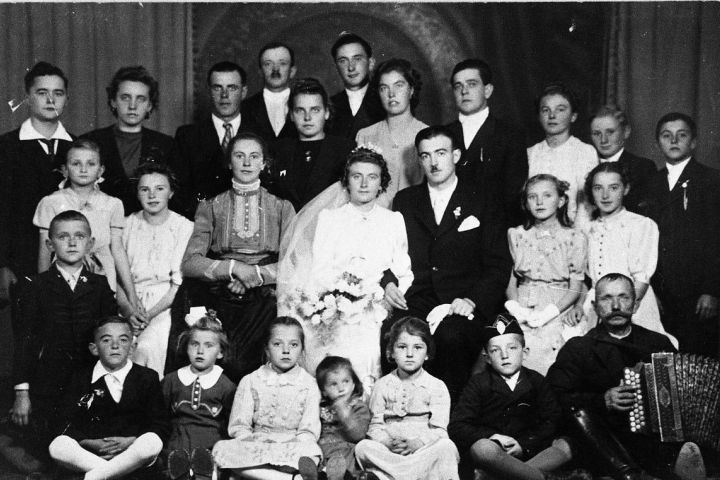 Esküvői kép Veszprémfajsz 1940