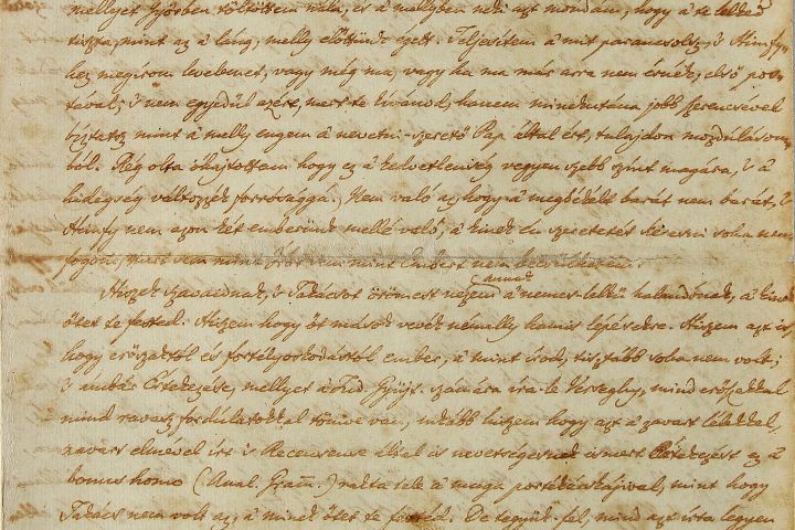  „Illő, kezet fognotok, közkincsünk, a nemzeti nyelv ügyében s tűrnötök egymást, ha mindenben nem is eggyezhettek is.” 