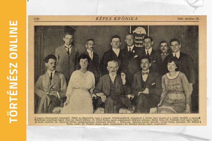 Cholnoky, békeirodája 1920