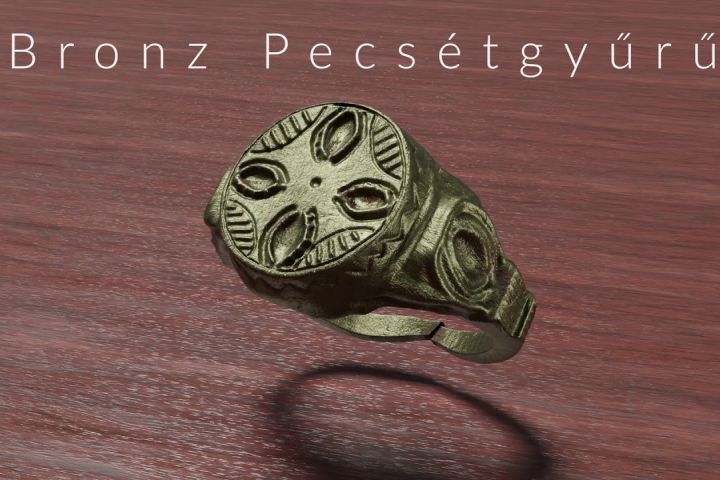 Bronz pecsétgyűrű