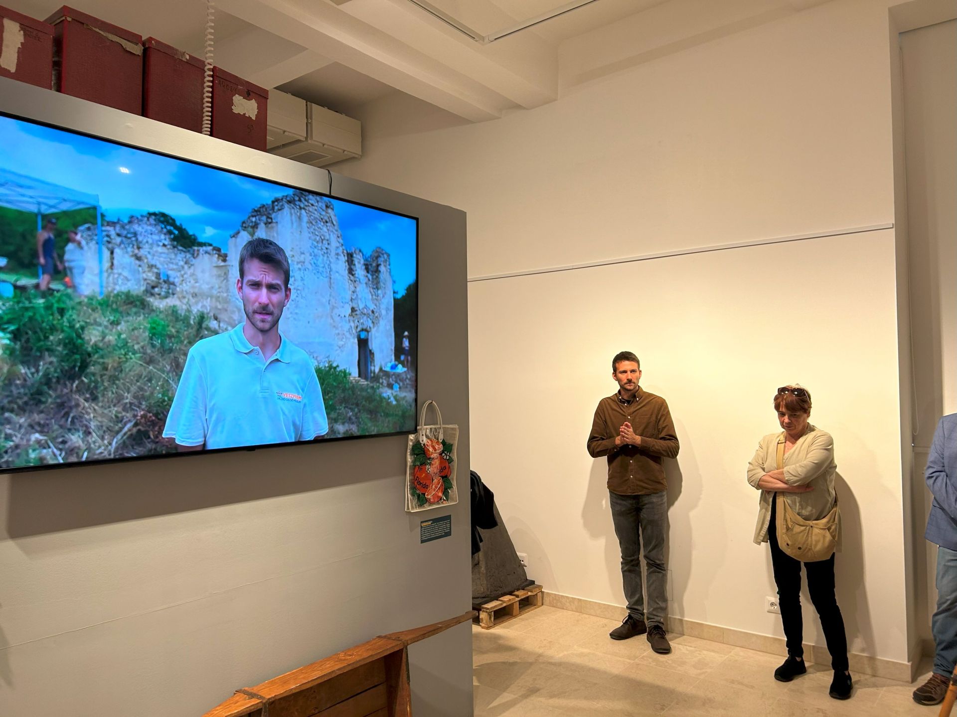 Törő Balázs tárlatvezetése