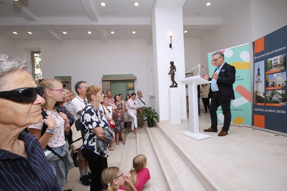 Egry140-Balaton, Szicília, Nervi kiállítás megnyitó Nyáry Krisztiánnal