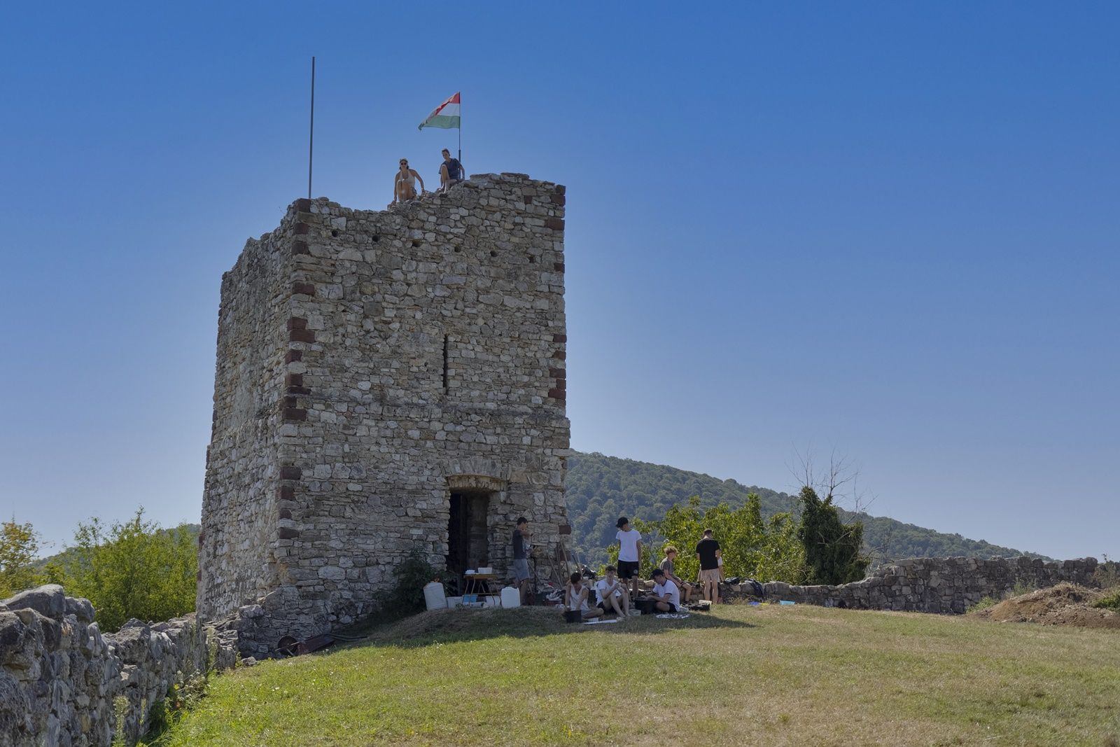 Az Essegvár megmaradt tornya