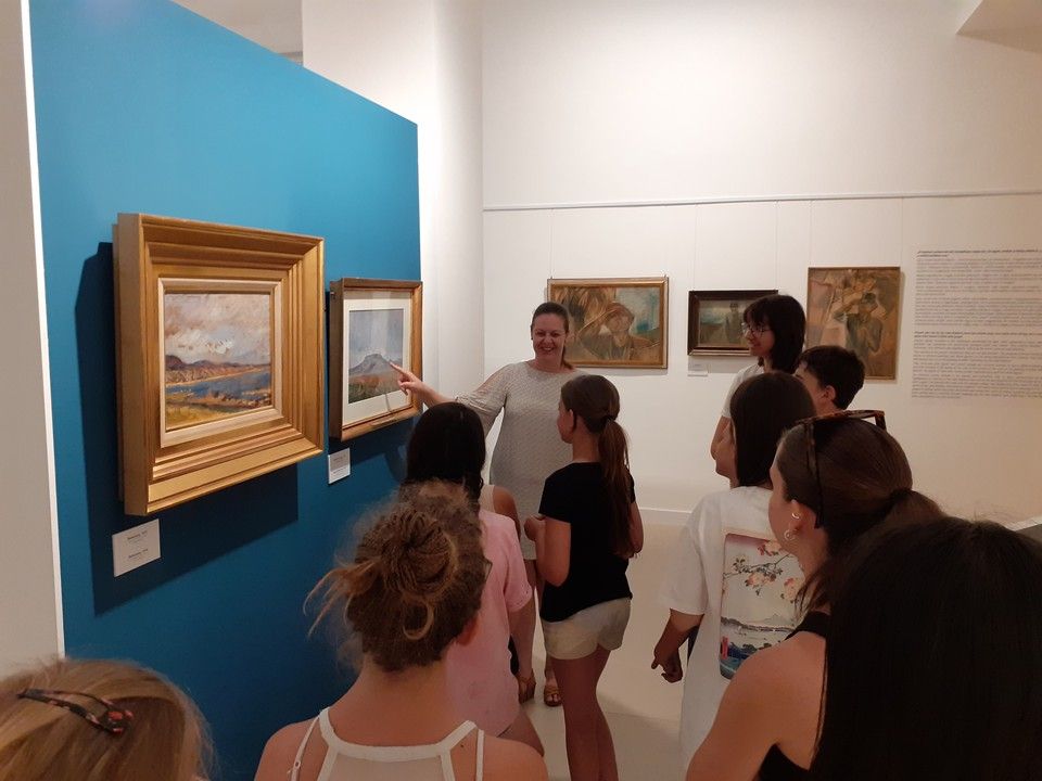 Egry kiállításban - Nyári napközis tábor a Laczkó Dezső Múzeumban