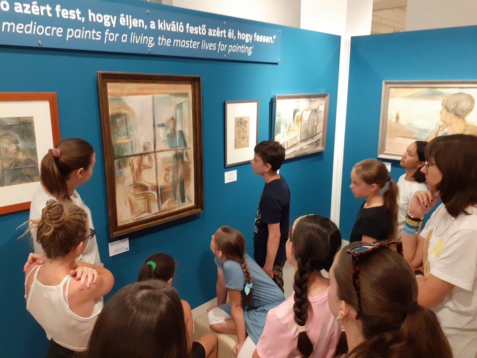 Egry kiállításban - Nyári napközis tábor a Laczkó Dezső Múzeumban