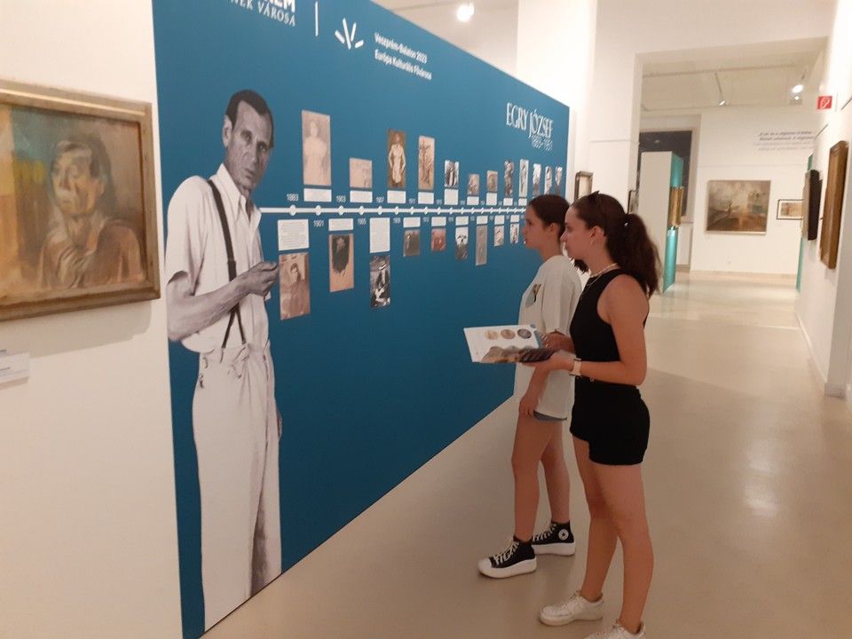 Egry kiállításban - Nyári napközis tábor a Laczkó Dezső Múzeumban