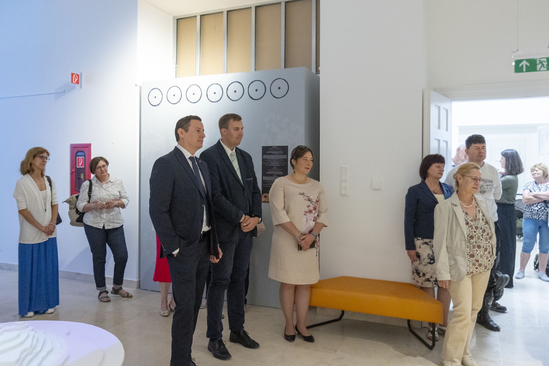 Az első tárlatvezetés 