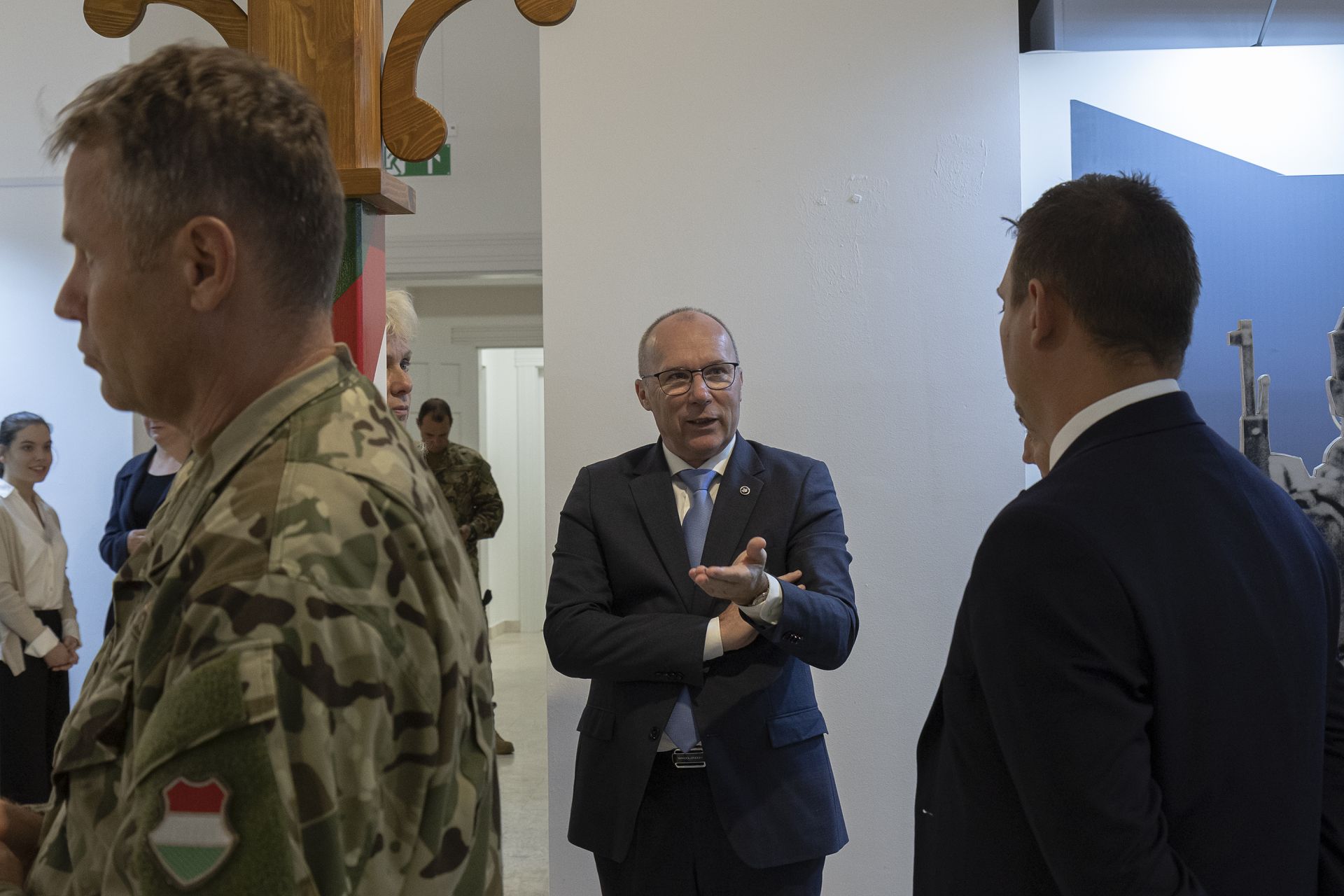 Porga Gyula polgármester a megnyitón