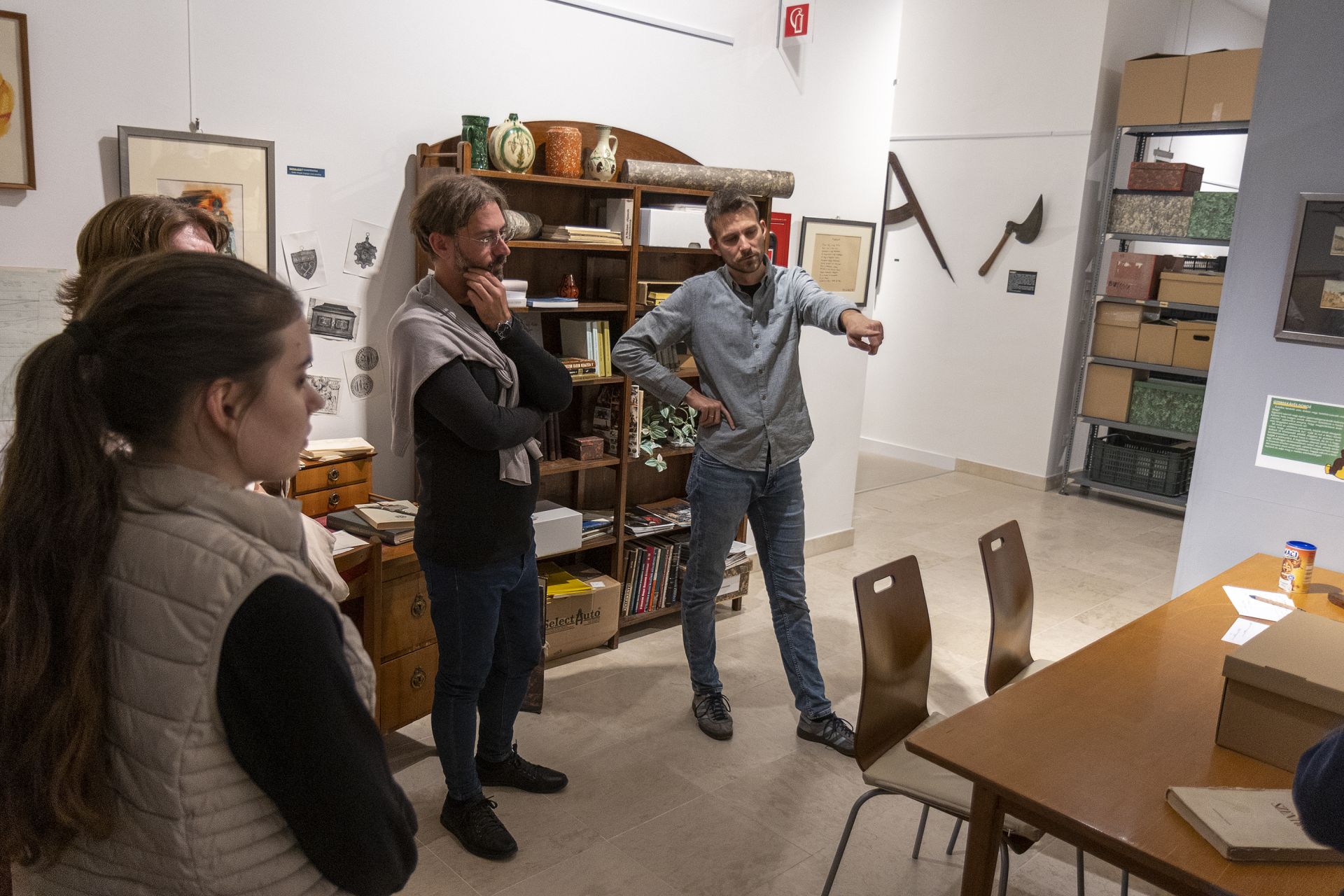 Törő Balázs tárlatvezetése