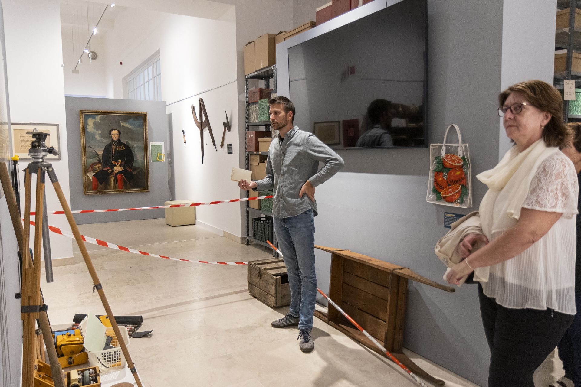 Törő Balázs tárlatvezetése 