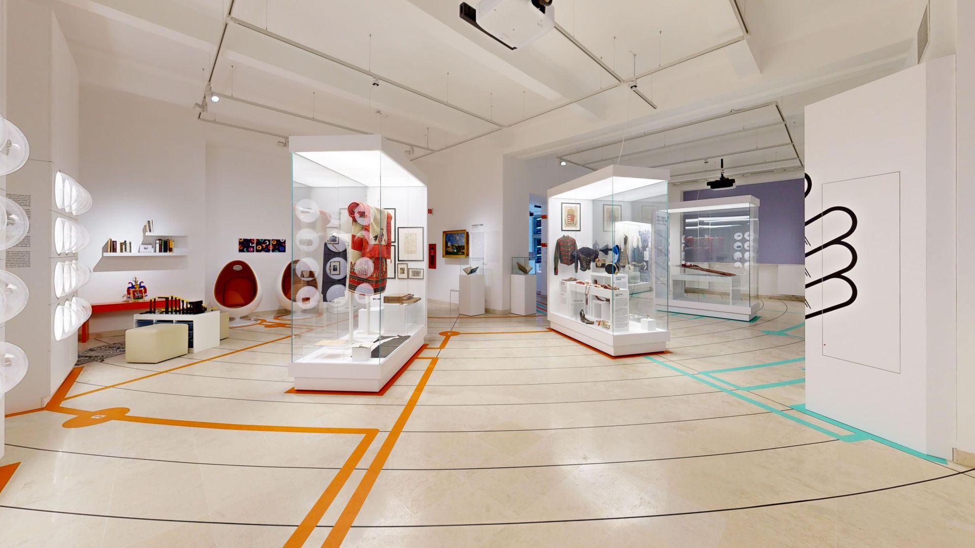 Az Emlékgép kiállítás enteriőr