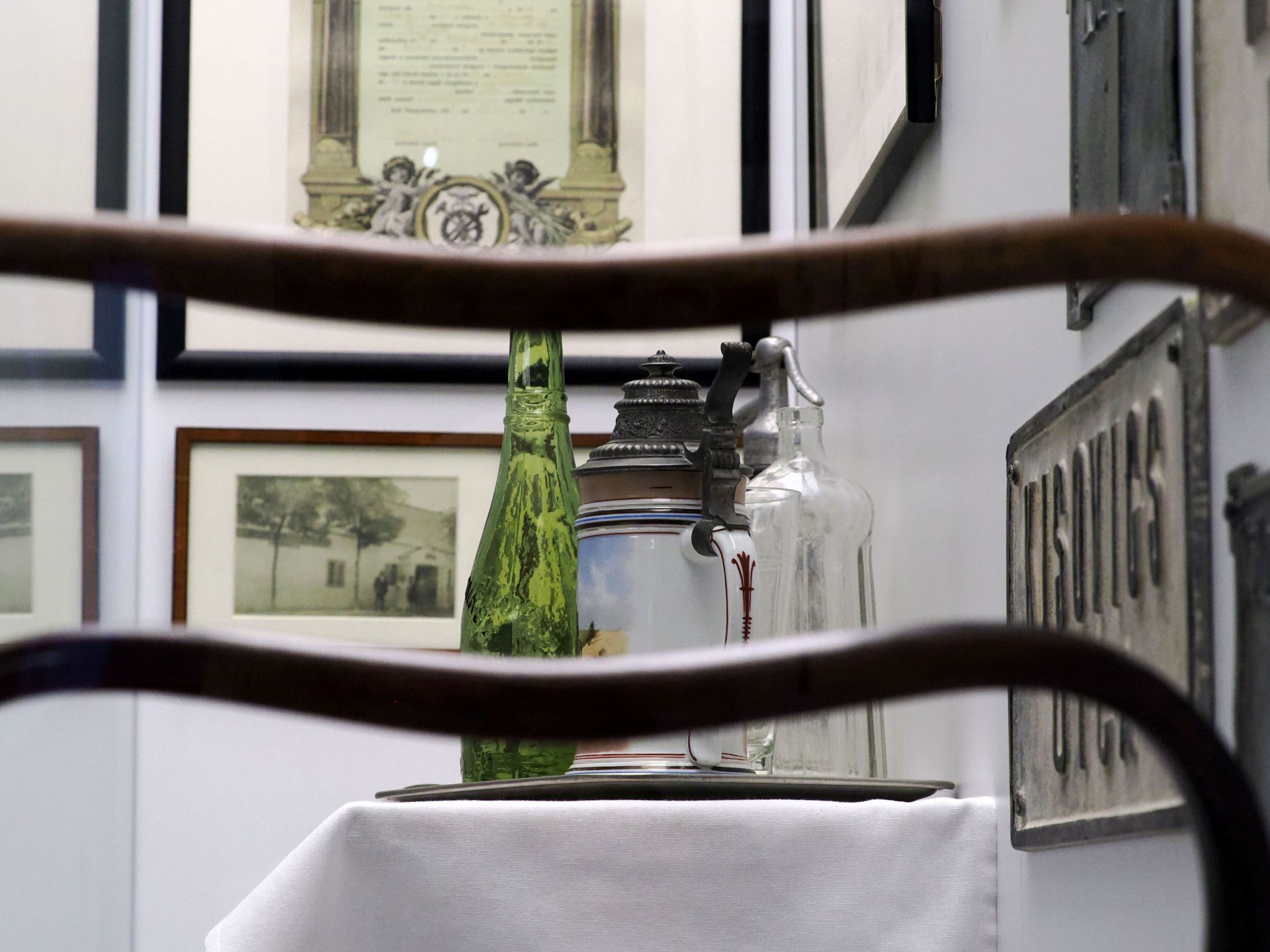 Az Emlékgép kiállítás enteriőr