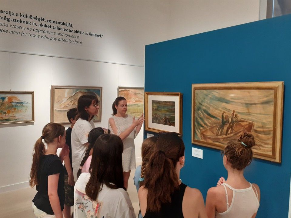 Egry kiállításban - Nyári napközis tábor a Laczkó Dezső Múzeumban