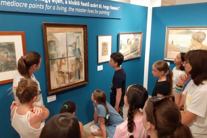 Egry kiállításban - Nyári napközis tábor a Laczkó Dezső Múzeumban